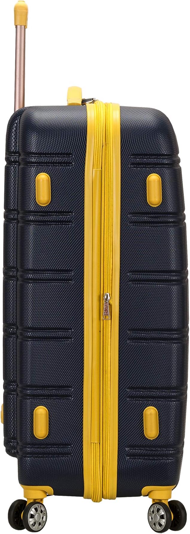 Rockland Melbourne Hardside Expandable Spinner Wheel Luggage, Navy, 3-Piece Set (20/24/28)