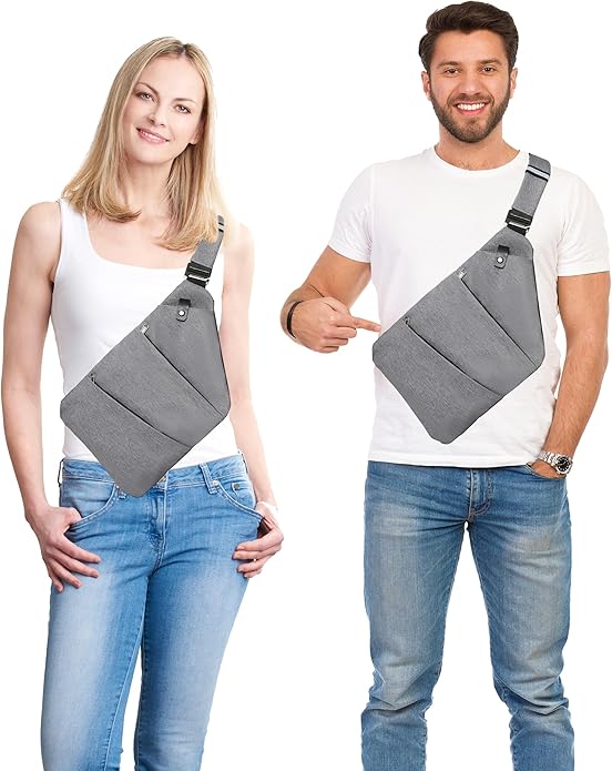 Anti Theft Crossbody Travel Bags Mens Sling Bag Over the Shoulder Bags for Women Gifts for Travelers