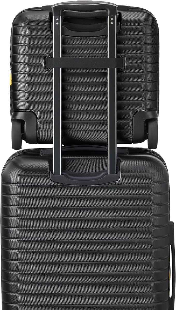 DELSEY PARIS Cruise 3.0 Hardside Underseater Carry On Luggage with 2 Wheels, Black