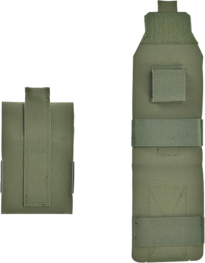 Mini IFAK Micro Trauma Pouch | Compact Empty EDC First Aid Organizer | Portable Stop Bleeding Supplies Pouch for Medic Gear & Survival Kits