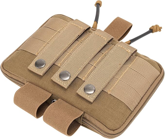 Medical Pouch for Tactical/Duty Belt MOLLE Vest/Pack EMT First Aid Pouch IFAK Utility Pouch Trauma Kit Organizer w/Tourniquet Holder
