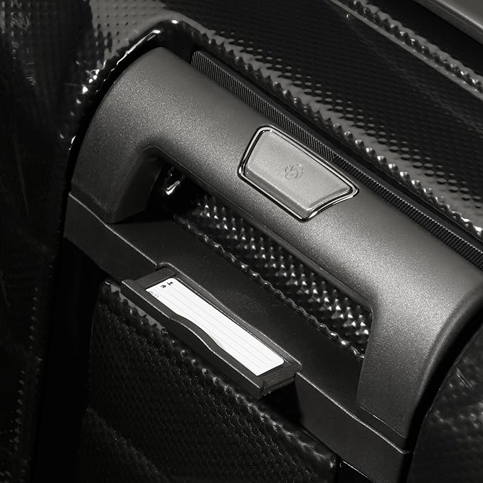 Samsonite Proxis Medium Hardside Luggage with Dual Spinner Wheels - Innovative Roxkin™ Lightweight Shell With Ultimate Durability- Includes TSA Lock, Ergonomic Telescoping Handle - Black