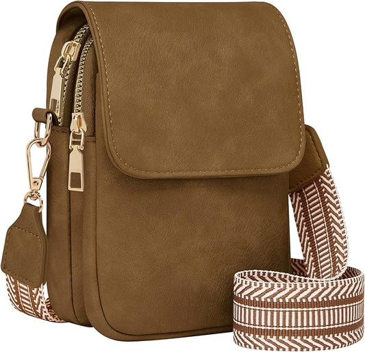Fashion Small Crossbody Bags for Women Trendy Designer Cell Phone Purses Wallets with Card Holder Anti Theft Travel