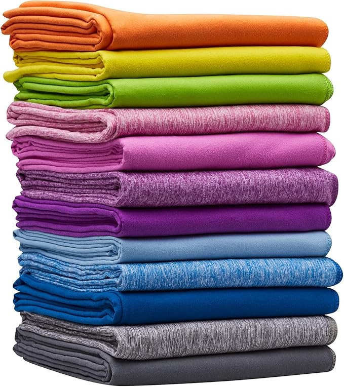 2-Pack Microfiber Towel - XXL Travel Quick Dry and Extra Soft Microfiber Towels, Lightweight and Compact for Gym, Swim Practice, Travel, Backpacking, Camping, RV, Beach, Camping