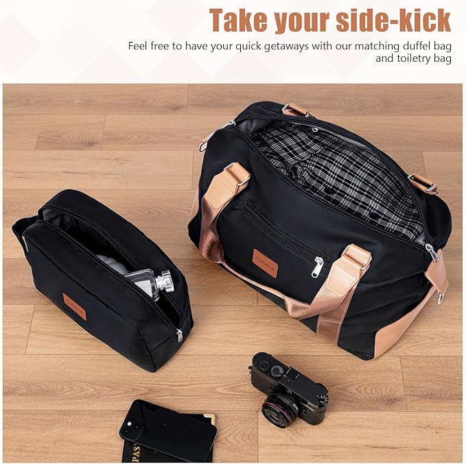 Luggage Sets 5 Piece Durable Suitcase Set with Spinner Wheels, Hard Shell Carry on Luggage with TSA Lock, Large Checked Travel Suitcases for Men and Women