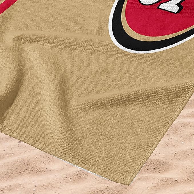 Northwest NFL Oversized Microfiber Beach Towel, 60 x 70 Inches – Quick Dry, Sand Resistant, Lightweight, Highly Absorbent, Shibori Design