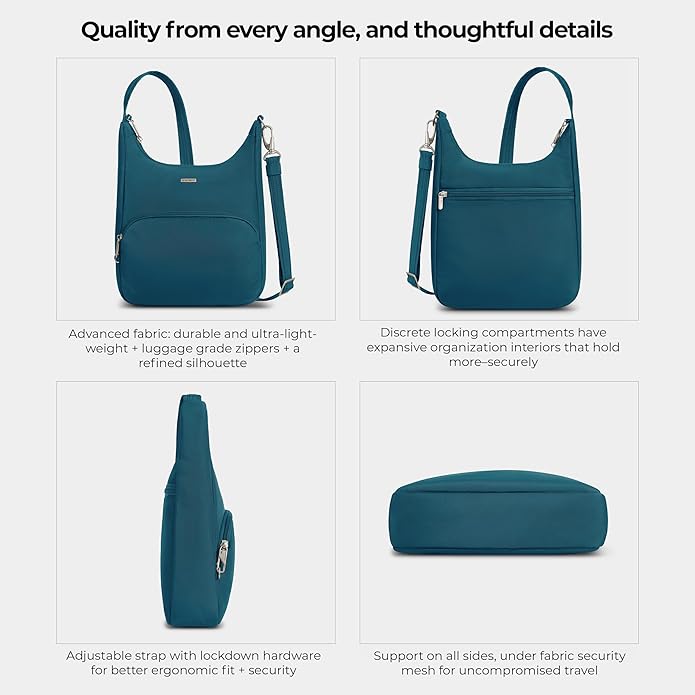 Travelon Anti-Theft Classic Essential Messenger Bag