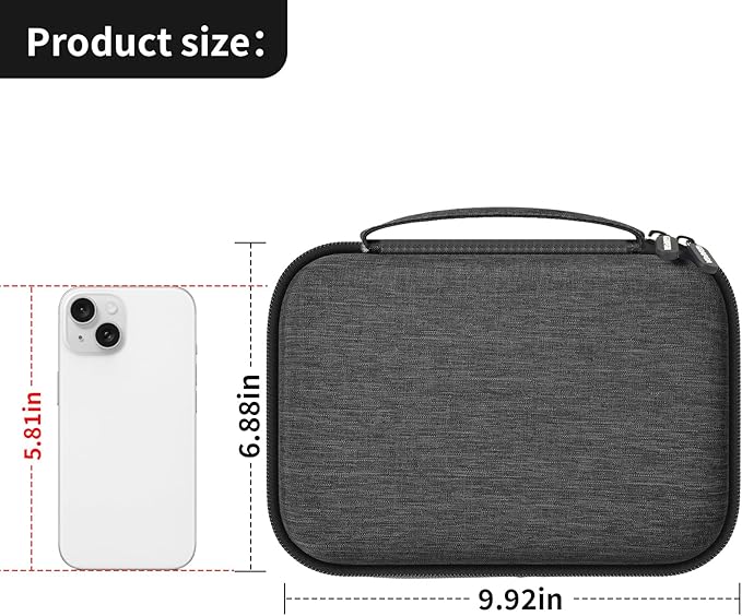 Travel Sunglass Organizer Case for Quay Polarized Sunglasses Men Women, Trendy Glasses Storage Box (Bag Only)