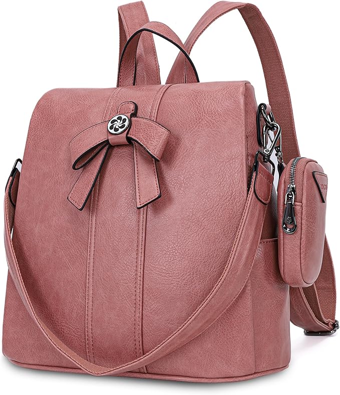 ZOCAI Backpack Purse for Women Fashion Backpack Purses PU Leather Daypacks Anti-Theft Shoulder Bag Satchel Purse