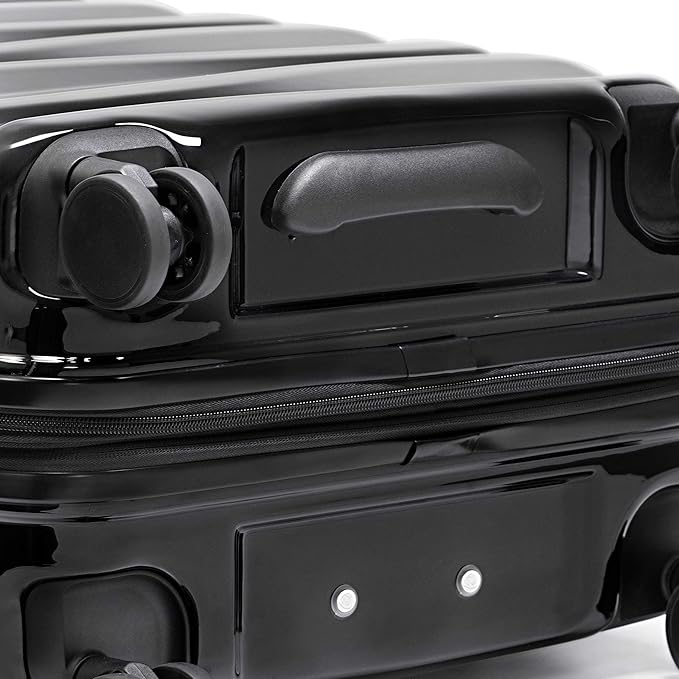 Traveler's Choice Edinburgh II Hardside Spinner Luggage, TSA Lock, Black, 29" Large