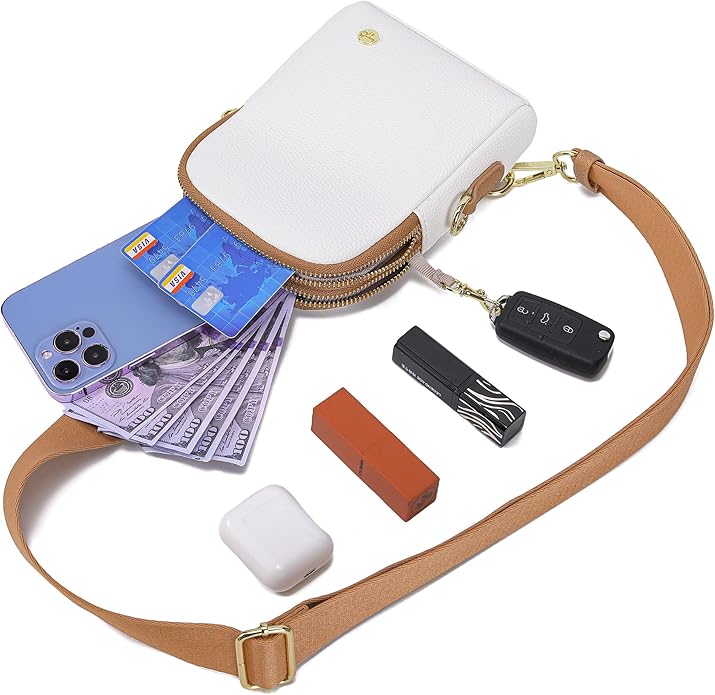 INICAT Small Sling Bag for Women Everyday & Travel Crossbody Bags Lightweight Cross Body Purses Vegan Leather