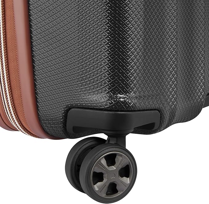 DELSEY PARIS Carrousel Hardside Expandable Luggage with Spinner Wheels, Black, Carry-on 21 Inch