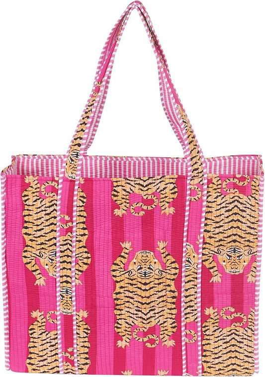 Marubhumi Women Lightweight Travel Bag Purse Cotton Shoulder Tote Bag For Shopping Grocery & Beach Bag