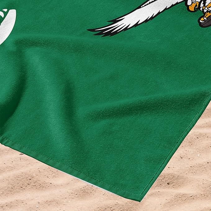 Northwest NFL Oversized Microfiber Beach Towel, 60 x 70 Inches – Quick Dry, Sand Resistant, Lightweight, Highly Absorbent, Shibori Design