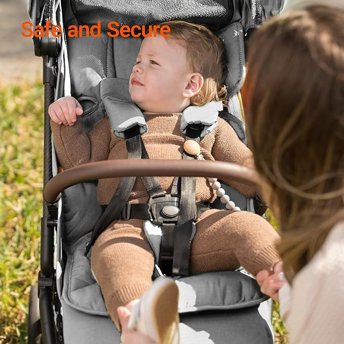 MAMAZING Ultra Air Lightweight Baby Travel Stroller with Carbon Fiber Frame, Compact & Airplane-Friendly, One-Handed Fold, 11.6 lbs, Perfect for Toddlers, Grey