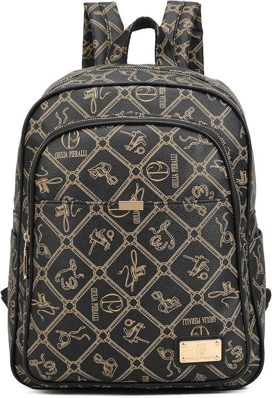 MKP COLLECTION Elegant Women's Backpack Purse - Premium Anti-Scratch Vegan Leather Fashion Daypack with Multi-Pocket Organizer - Stylish Travel & Work Rucksack for Ladies