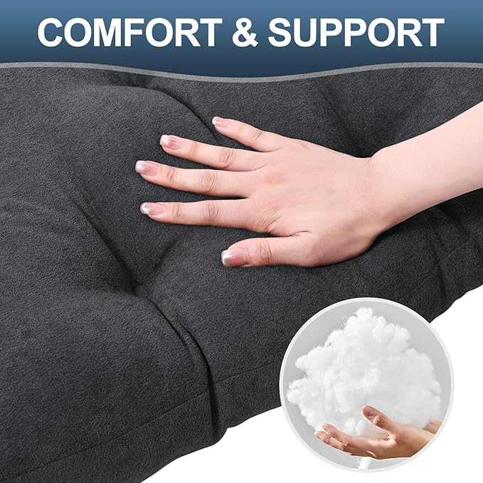 TANYOO Back Pillow for Recliner Lumbar Support Pillow Soft and Fluffy Back Support Cushion Thick Lumbar Cushion for Chairs, Recliners,Sofa, Couch and Bed for Pain Relief