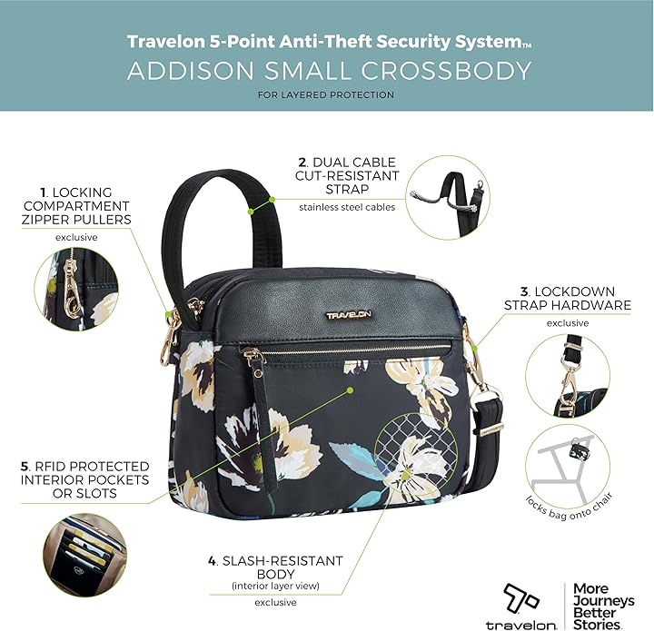 Travelon Anti-Theft Addison Small Crossbody