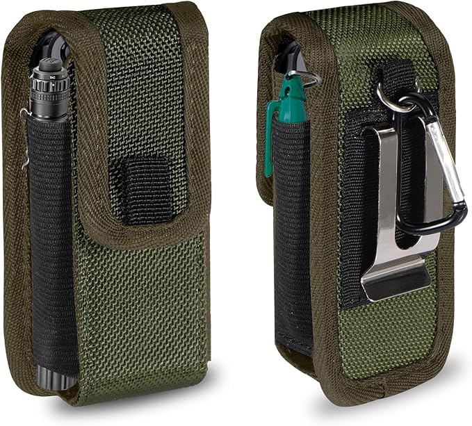 Kenobee Multitool Sheath EDC Pouch Compatible with Leatherman Wave Plus Wingman Surge Rebar, Multi-Purpose Belt Clip Tool Holder Bag, Utility Tactical Waist Pack Camping Hiking Pocket Organizer Case