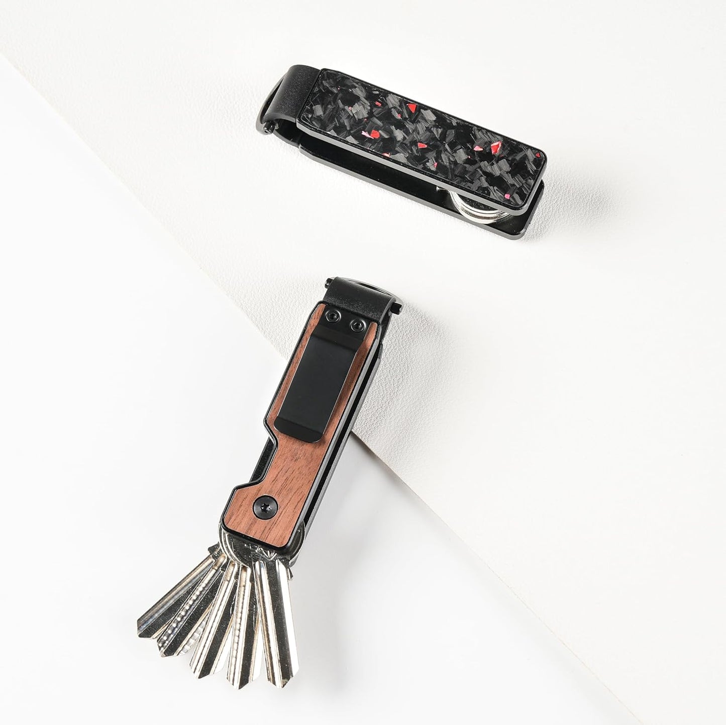 Metallic Key Organizer - Aluminum Key Organizer holder, Minimalist Innovative Keychain.