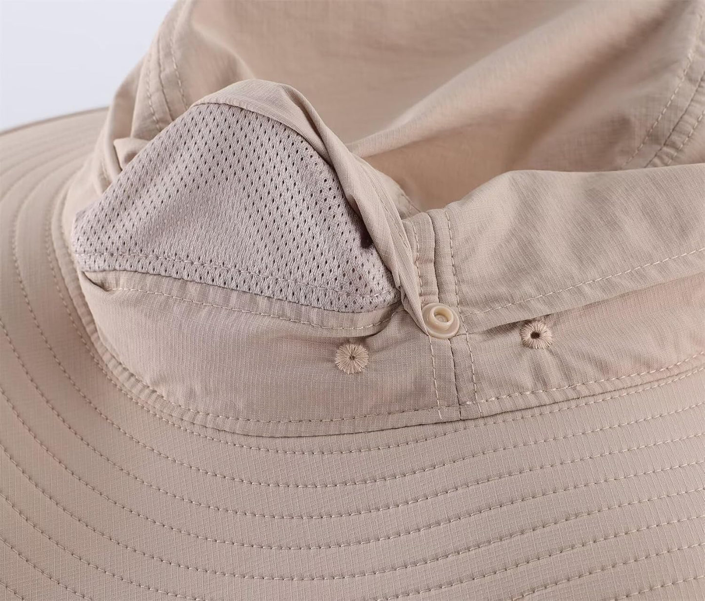 Connectyle Sun Hat for Men Women Outdoor UV Protection Safari Hat for Fishing Hiking Gardening Breathable Cowboy Hat UPF50