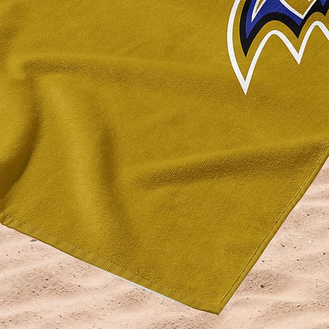 Northwest NFL Oversized Microfiber Beach Towel, 60 x 70 Inches – Quick Dry, Sand Resistant, Lightweight, Highly Absorbent, Shibori Design