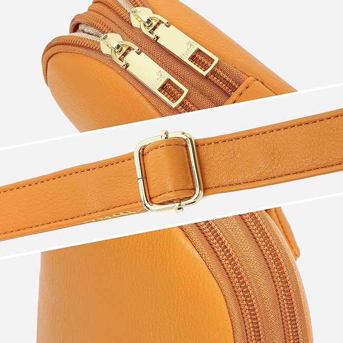 INICAT Small Sling Bag for Women Everyday & Travel Crossbody Bags Lightweight Cross Body Purses Vegan Leather