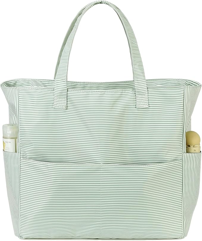 Bluboon Beach Bags for Women, Large Waterproof Tote Bag With Wet Compartment for Pool Weekender Travel Gym