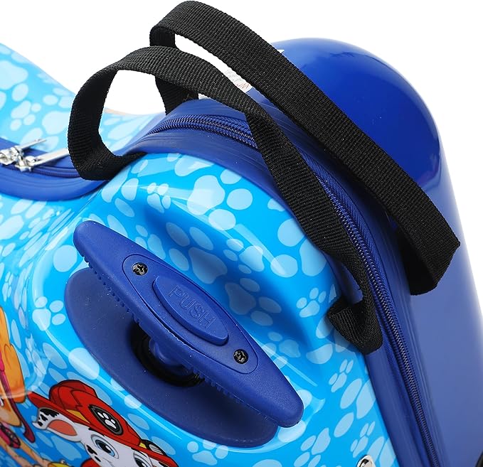 Bioworld Paw Patrol Ride-On 18" Suitcase For Kids & Toddlers