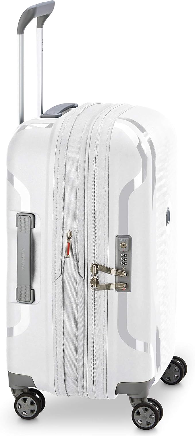 DELSEY PARIS Clavel Hardside Expandable Luggage with Spinner Wheels, White, 2-Piece Set (19/30)