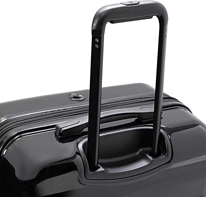Traveler's Choice Edinburgh II Hardside Spinner Luggage, TSA Lock, Black, 29" Large