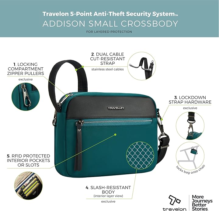 Travelon Anti-Theft Addison Small Crossbody