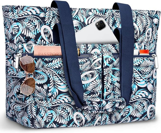HUANLANG Large Beach Bags for Women Pool Bag with Zipper, Waterproof Sandproof Beach Tote Travel Bag with Wet Pocket | Waterproof, Large capacity, Dry/wet separation, Durable fabric, Cooling function, sandproof