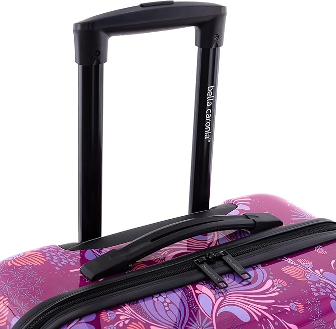 Bella Caronia 3 Piece or 20" Carry-On Set Voguish Luggage Set, Style Flora, 3 Piece Set