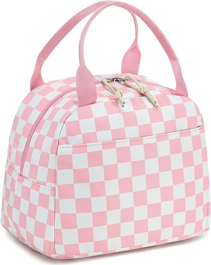 LEDAOU Lunch Box for Women Insulated Lunch Bag Cute Lunchbox Compact Cooler Thermal Reusable Lunch Tote for Work School Picnic Travel