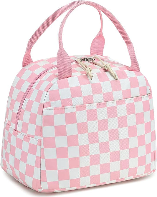 LEDAOU Lunch Box for Women Insulated Lunch Bag Cute Lunchbox Compact Cooler Thermal Reusable Lunch Tote for Work School Picnic Travel