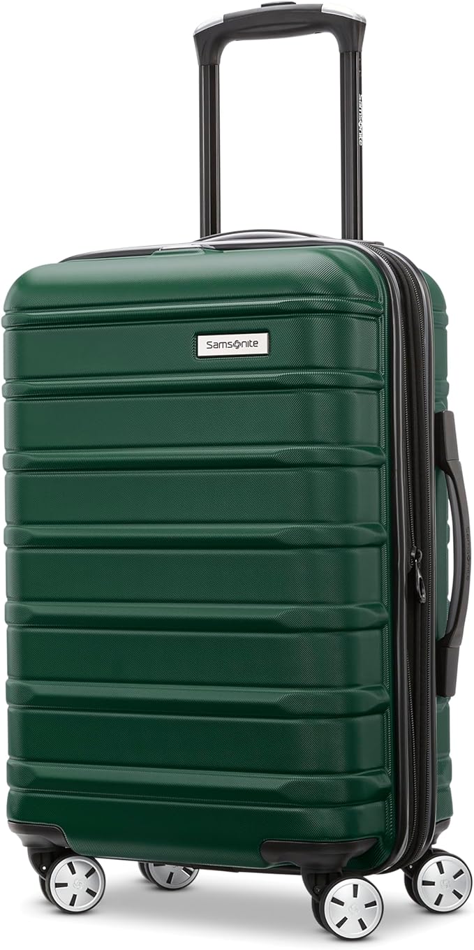 Samsonite Omni 2 Hardside Expandable Luggage with Spinner Wheels, 2-Piece Set (19/24), Emerald Green