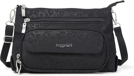 Baggallini Original Everyday 11x7.5 Crossbody Bags Rfid Protected Lightweight Nylon Zippered Travel Purse
