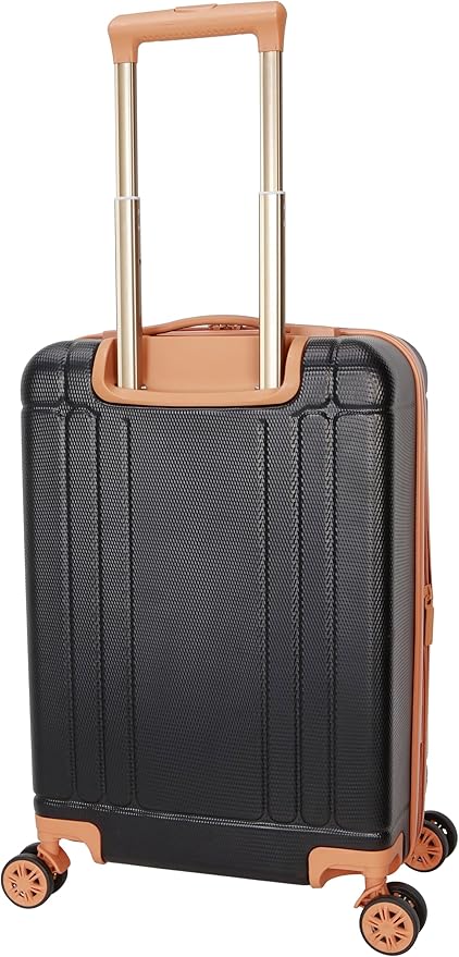 Dockers Hooper Hardside Expandable 8-Wheel Spinner Travel Carry On Luggage, 20-Inch, Black