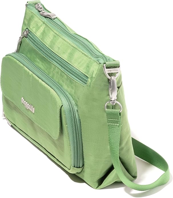 Baggallini Original Everyday 11x7.5 Crossbody Bags Rfid Protected Lightweight Nylon Zippered Travel Purse