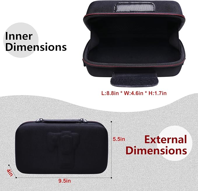LTGEM Camera Case for Canon EOS Rebel T7 / R50 / R100 / R50 V / T6 / R8 / R10 / RP / SL3 / R5 / T100 DSLR SLR Camera and 18-55mm/18-45mm Lens with Shoulder Strap, Black