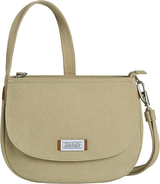 Travelon Anti-Theft Heritage Saddle Crossbody | Anti-Theft