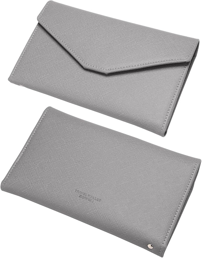 ZOPPEN Mulit-purpose Rfid Blocking Passport Holder Travel Wallet (Ver.4) Passport and Vaccine Card Holder ComboTri-fold Document Organizer Travel Essentials