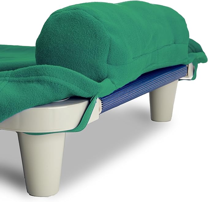 ROLLEE POLLEE Nap Sac Roll Up Napping Blanket with Attached Pillow for Preschool/Daycare, Super Soft with Elastic Straps, Fits Most Mats and Cots