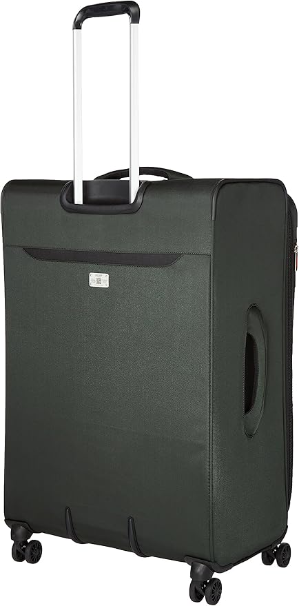 DELSEY PARIS Sky Max 2.0 Softside Expandable Luggage with Spinner Wheels, Green, Carry-on 21 Inch
