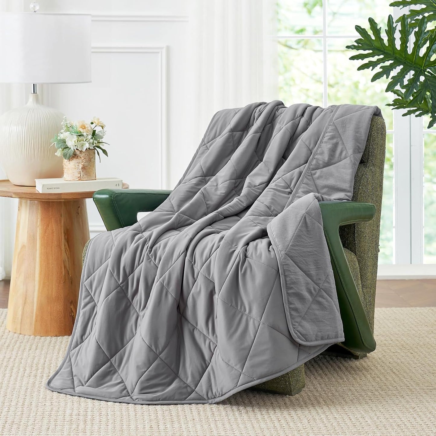 Cozy Bliss Cooling Blanket for Hot Sleepers, Q-Max 0.4 Cooling Comfort for Girls Boys, Cold Blankets for Night Sweats Sleeping, Ultra-Cool Lightweight Breathable Summer Blanket for Travel