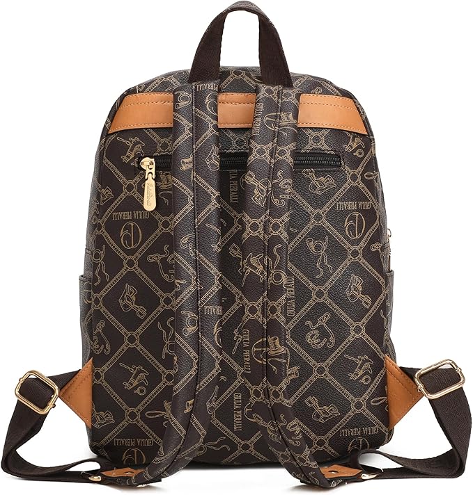 MKP COLLECTION Elegant Women's Backpack Purse - Premium Anti-Scratch Vegan Leather Fashion Daypack with Multi-Pocket Organizer - Stylish Travel & Work Rucksack for Ladies
