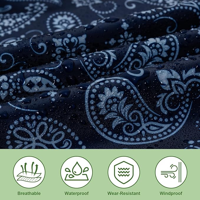 Hooded Rain Poncho for Adults - Waterproof Rain Coat and Lightweight Jacket 3-in-1 Multi-Function with Pockets
