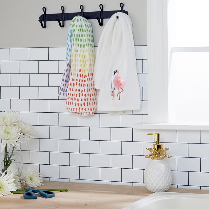 SKL Home Cool Flamingo Hand Towel Set