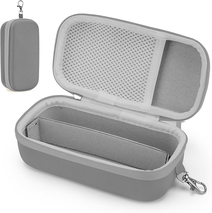 Double Eyeglasses Case,Hard Shell Glasses Case Travel Sunglasses Organizer with Adjustable Slot & Clip for Men Women
